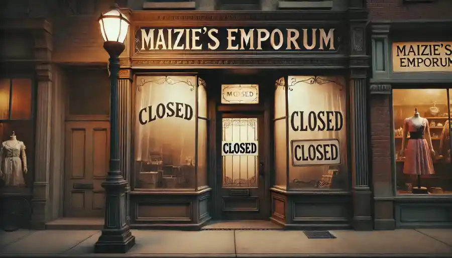 Did Maizie's Emporium Go Out of Business?