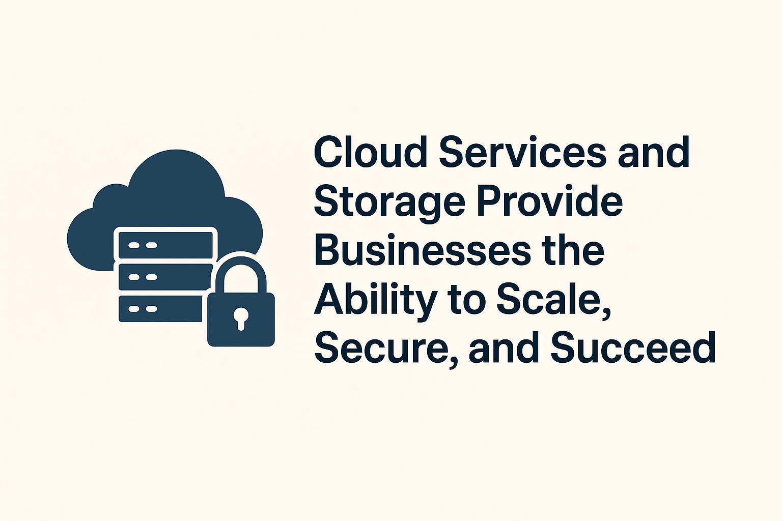 Cloud Services and Storage Provide Businesses the Ability to Scale, Secure, and Succeed