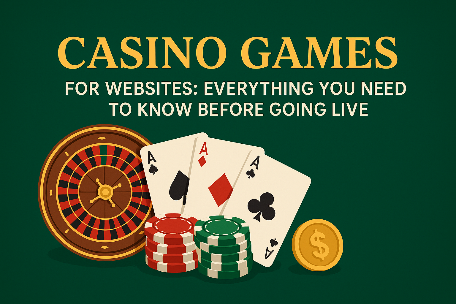 Casino Games for Websites: Everything You Need to Know Before Going Live