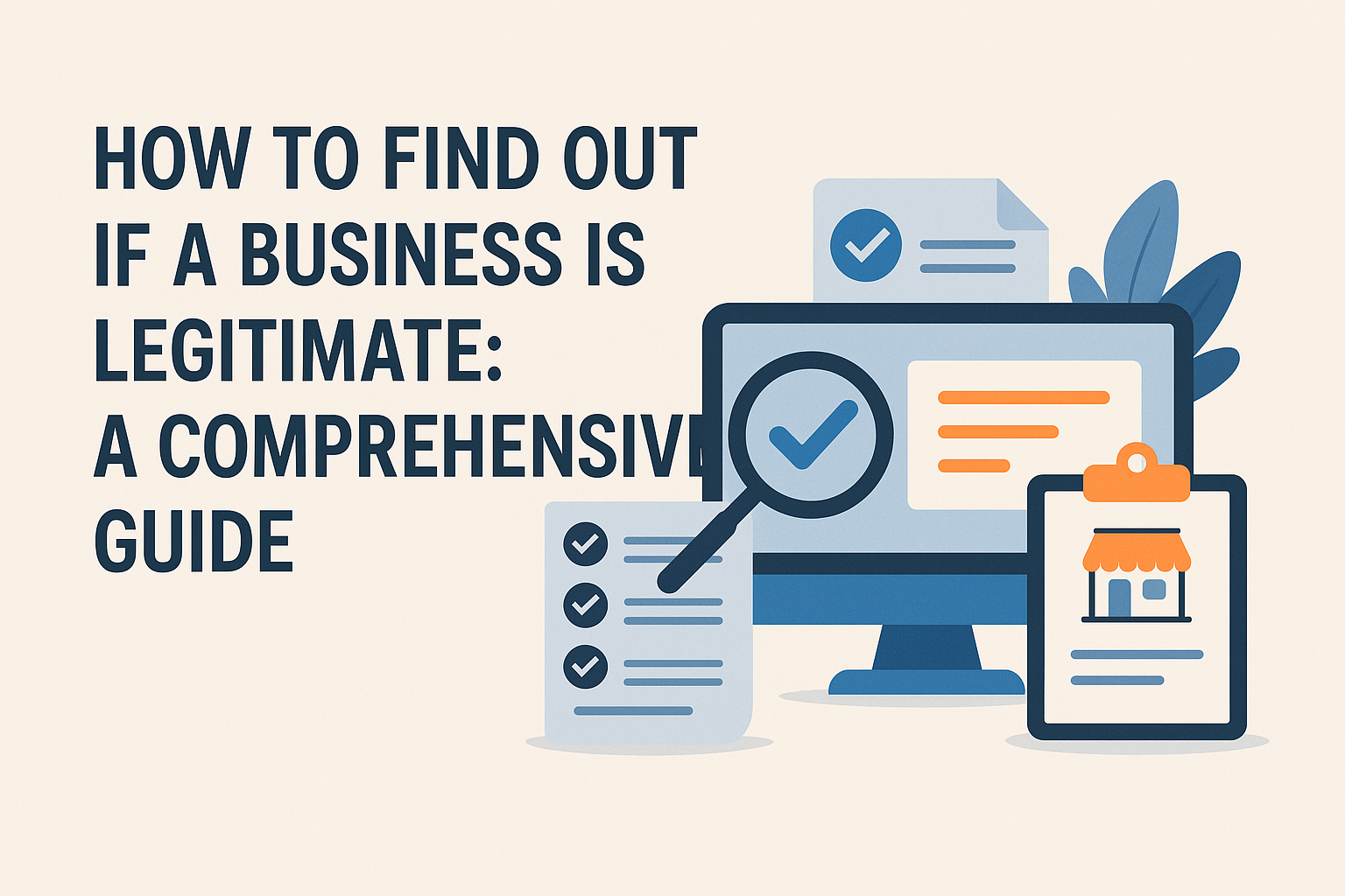 How to Find Out If a Business Is Legitimate: A Comprehensive Guide