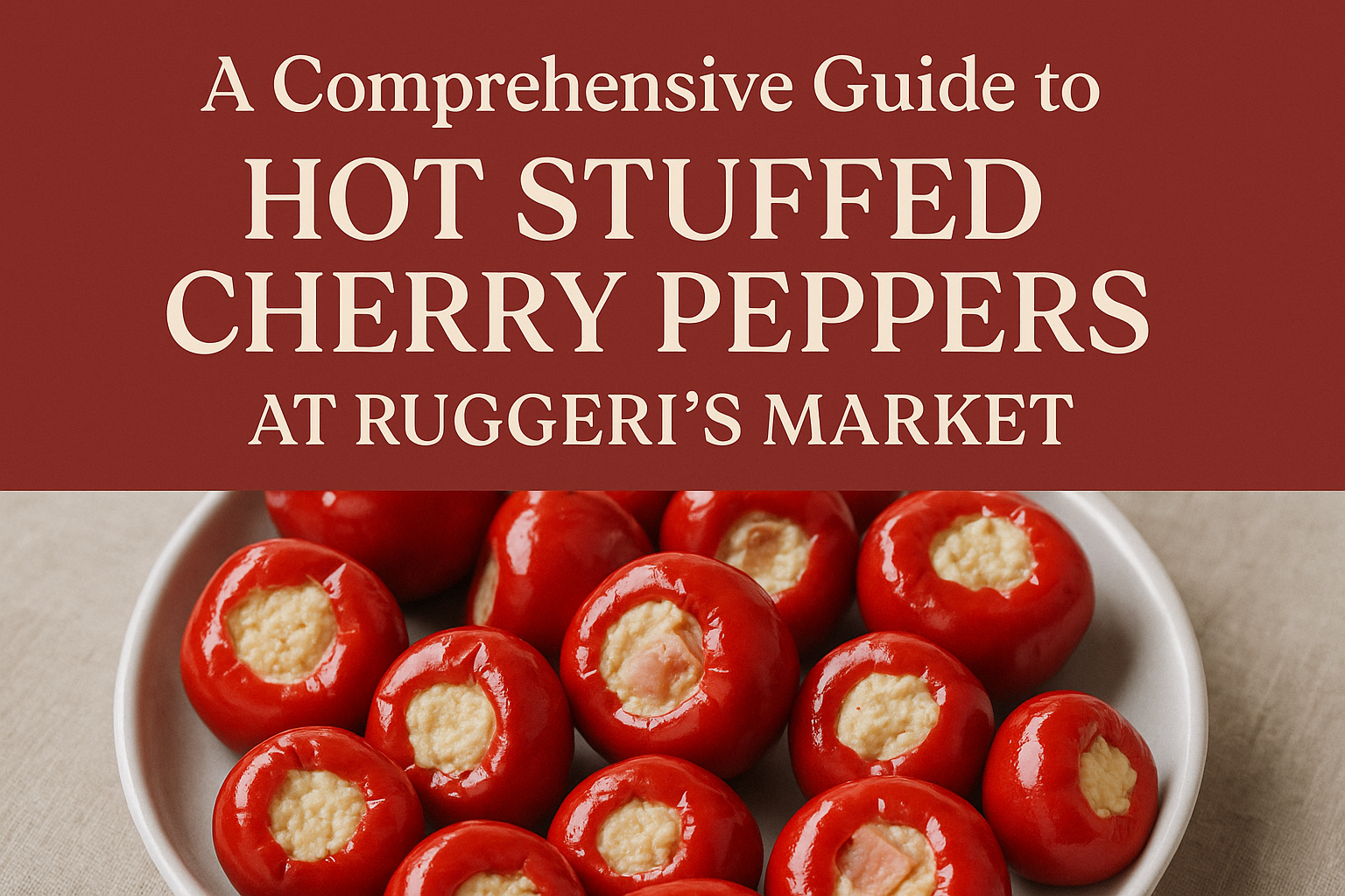 A Comprehensive Guide to Hot Stuffed Cherry Peppers at Ruggeri's Market