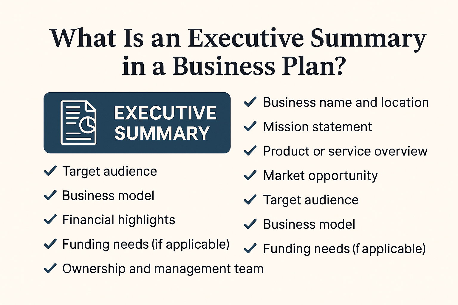What Is an Executive Summary in a Business Plan?